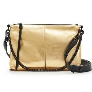All Saints Gold Crossbody Bag